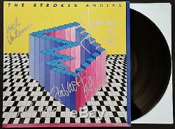 THE STROKES BAND SIGNED ANGLES VINYL RECORD ALBUM WithCOA AUTOGRAPH