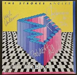 THE STROKES BAND SIGNED ANGLES VINYL RECORD ALBUM WithCOA AUTOGRAPH