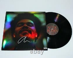 THE WEEKND SIGNED AFTER HOURS HOLOGRAPHIC VINYL ALBUM RECORD LP withCOA STARBOY