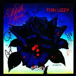 Thin Lizzy Signed Album Band Signed Tough One! 100% Guaranteed Coa Included