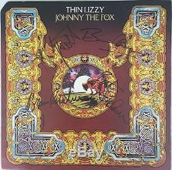 THIN LIZZY SIGNED ALBUM WITH COA THIN LIZZY AUTOGRAPH ALBUM JOHNNY THE FOX WithCOA