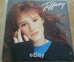TIFFANY SELF TITLED Autographed SIGNED LP RECORD ALBUM I Think We're Alone Now