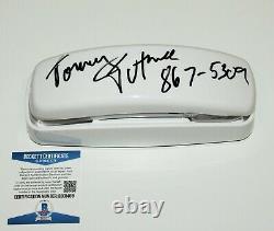 TOMMY TUTONE SIGNED DIAL PHONE 867-5309 BECKETT COA 1980s SINGER JENNY 2 ALBUM