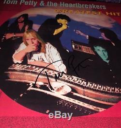 TOM PETTY SIGNED 12x12 record album flat AUTOGRAPH and the heartbreakers