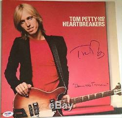TOM PETTY and The Heartbreakers SIGNED Damn The Torpedoes ALBUM LP PSA DNA