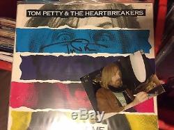 TOM PETTY hand signed record album autographed Traveling Wilbury