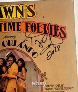 TONY ORLANDO & DAWN AUTOGRAPHED in person ALBUM (NEW RAGTIME FOLLIES) Proof