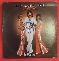 TONY ORLANDO & DAWN SIGNED AUTOGRAPHED PRIME TIME RECORD ALBUM LP #2