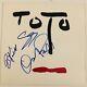 TOTO Signed Autograph Turn Back Album Record LP x 3 JSA Authentication