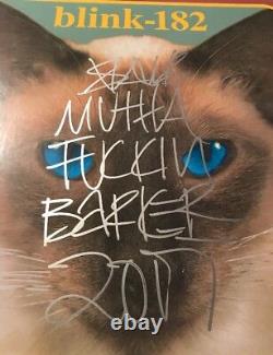 TRAVIS BARKER Signed BLINK 182 LP Album Vinyl INSCRIBED MUTHA F BARKER JSA/COA