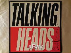 Talking Heads Personally Hand Signed/Autographed Record Album Cover