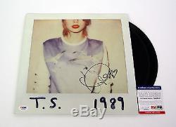 Taylor Swift 1989 Signed Autograph 1989 Vinyl Record Album Psa/dna Coa
