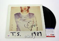 Taylor Swift Signed Autograph 1989 Vinyl Record Album PSA/DNA COA