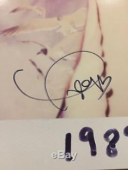 Taylor Swift signed autograph album vinyl record 1989 JSA PSA