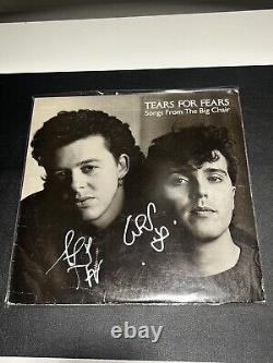 Tears For Fears Songs From The Big Chair Signed Autograph Album LP