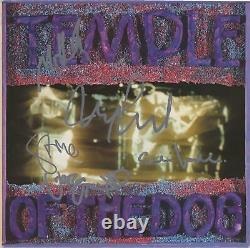 Temple of the Dog Autographed Music Album with 5 Signatures BAS