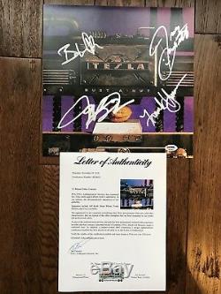 Tesla GROUP Signed Autographed BUST A NUT Album Photo PSA/DNA LOA Jeff Keith