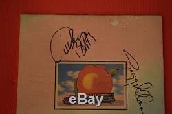 The Allman Brothers Signed Autograph Eat A Peach Record Album Gregg Betts Jaimoe