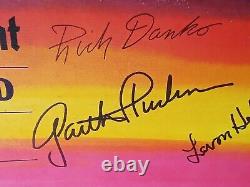 The Band Stage Fright Record Album SIGNED BY ALL FIVE BAND MEMBERS
