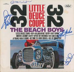 The Beach Boys Band Signed Little Deuce Coupe Album LP Autographed by 4 with COA