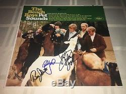 The Beach Boys SIGNED Pet Sounds X4 LP Album Brian Wilson Mike Love PROOF