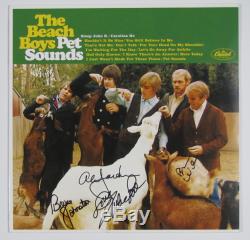 The Beach Boys Signed Autograph Pet Sound Record JSA Album Brian Wilson Johnston