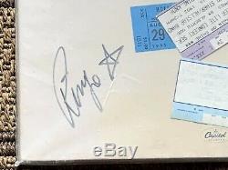 The Beatles At The Hollywood Bowl lp Record Album with Ringo Starr Autograph