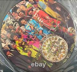 The Beatles Band Autographed Picture Disc LP Album signed by all members COA