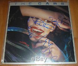 The Cars group signed autographed record album vinyl lp, Ric Ocasek