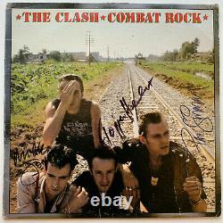 The Clash Autographed vinyl Album signed Jones Headon Simonon Beckett BAS coa