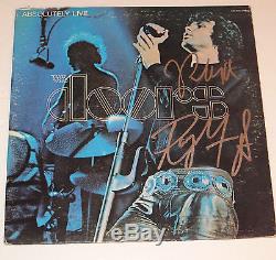 The Doors signed album ray manzarek robby krieger absolutely live lp autographed