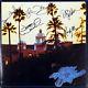 The Eagles (5) Henley, Frey Signed Hotel California Album Cover JSA #Z54780