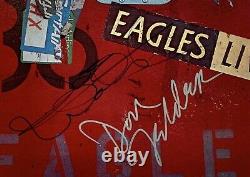 The Eagles signed album joe walsh don felder randy meisner group eagles live lp