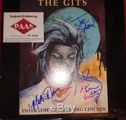The Gits Hand Signed Album WithPAAS COA Indie Alternative Punk Rock