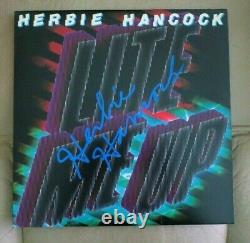 The Lite Me UP album signed by Herbie Hancock