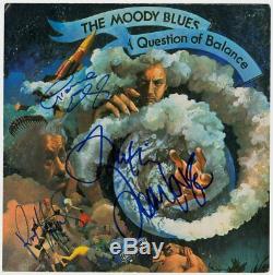The Moody Blues Autographed Vinyl Record Album signed by 4. Beckett BAS COA