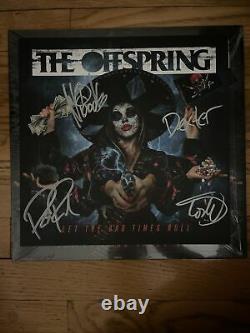 The Offspring Signed Autograph Let The Bad Times Roll Sky Blue Vinyl Album