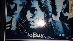 The Police Group Signed Framed 1979 Regatta De Blanc Record Album Display