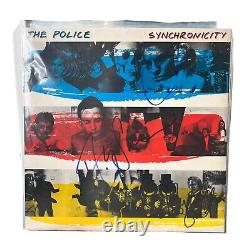 The Police Synchronicity Autographed Album Signed by 3 Members Released 1983 COA