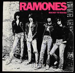 The Ramones Rocket to Russia band signed autographed record album! PSA LOA 13340
