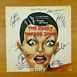 The Rocky Horror Picture Show Signed Album with Record Meat Loaf Conway etc