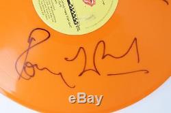 The Rolling Stones- Some Girls Orange Vinyl Record Album Signed JSA