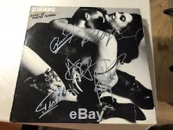 The Scorpions GROUP Signed LOVE AT FIRST STING Album LP MEINE SCHENKER JABS ++