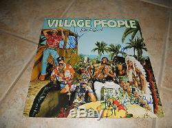 The Village People Go West Band Signed Autographed LP Album Record x6 Members