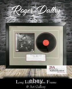The WHO Quadrophenia Roger Daltrey Signed Album CUSTOM FRAMED JSA COA