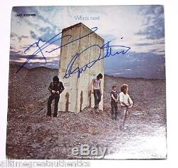 The Who Pete Townshend Roger Daltrey Signed Who's Next Album Vinyl Lp Coa Proof