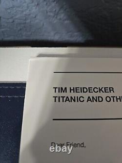 Tim Heidecker Titanic And Other Songs Vinyl Album OoP Rare SIGNED