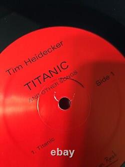 Tim Heidecker Titanic And Other Songs Vinyl Album OoP Rare SIGNED