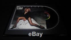 Tina Turner Signed Framed 1984 Private Dancer Record Album Display
