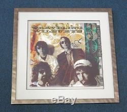 Tom Petty Signed Traveling Wilburys Record Album AUTO Framed 19x19 PSA/DNA COA